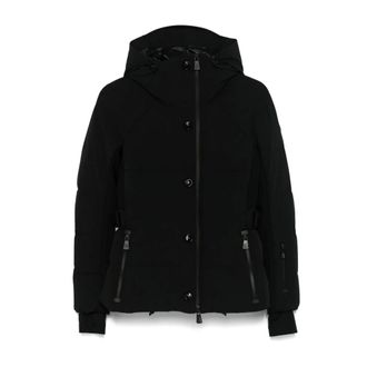 Moncler Jassen, Dames, Zwart, M, Dames Guyane Zwarte Jas