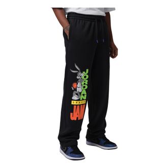 Nike Jordan Air Jordan Brooklyn Space Jam Fleece Cuffed Pants Black IX3100-010