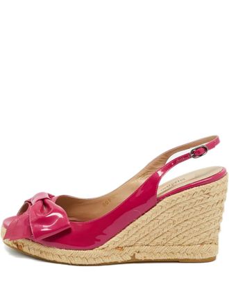 Valentino Garavani bow-detailed espadrilles - Purple