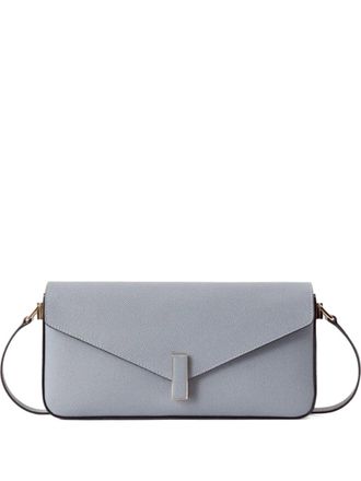 Valextra Iside leather shoulder bag - Blue