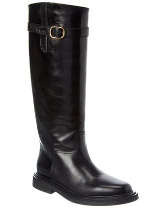 Celine Celine Universite Leather Knee-High Boot
