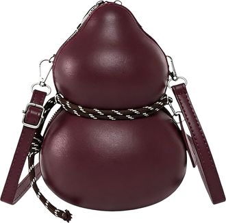 Generic Small Shoulder Bag - PU Leather Calabash Tote | Compact Size Carry Purse with Secure Closure, Smooth Texture Handbag with Stylish Shape, Casual Storag