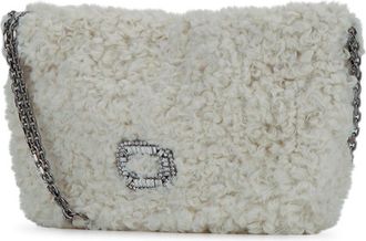 Roger Vivier Pilgrim EW Pocket Micro Clutch - White
