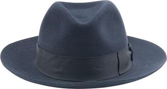 Borsalino Hats - Heren - Hoeden - Blauw - 60 CM - Accessoires
