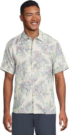 Tommy Bahama Mirante Mirage Mens T Shirt Vanilla Ice : 3XL, Polyester/Silk