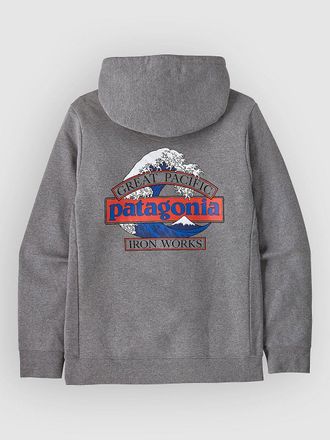 Patagonia Great Waves Uprisal Sudadera con Capucha gris