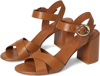 Stuart Weitzman Benni Block 75 Womens Wedge Shoes Macchiato : 10.5 M, Leather