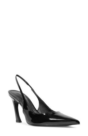 Schutz Lexi Pointed Toe Slingback Pump in Black at Nordstrom, Size 10.5