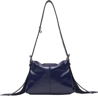 Maje Naplak leather Miss M Mini bag in Navy at Nordstrom, Size Medium