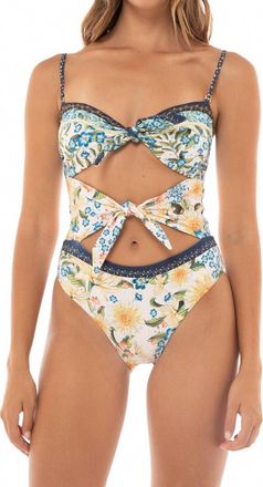 Agua Bendita Carrie Jardim One Piece In Multicolor