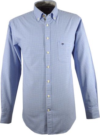Fynch-Hatton Mens Shirt - 1216-5010 5011 - Blue (Medium)