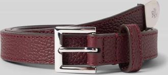 Lauren Ralph Lauren Gürtel aus Rindsleder mit Dornschließe in Dunkelgrau, Größe XL