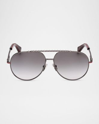 Christian Louboutin Greggo LB0013 61mm Navigator Sunglasses