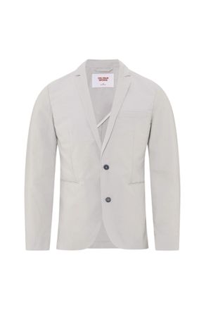Orlebar Brown Mens Ullock Poplin Blazer In Oyster Grey