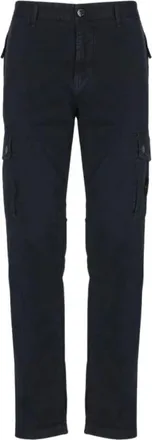 Stone Island Cargo Broek - Heren - Broeken - Blauw - Maat: W36 Katoen
