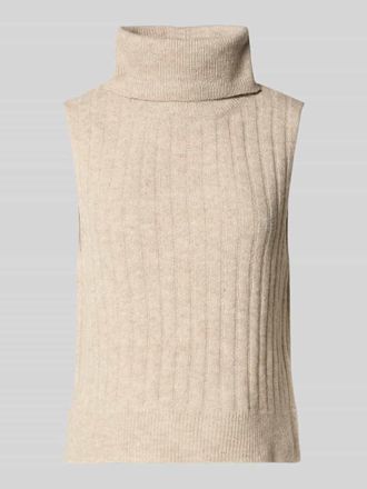 Vila Pullunder mit Rollkragen Modell BELUNA in Beige, Gr&ouml;&szlig;e XL