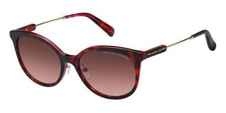Marc Jacobs MARC 610/G/S HK3/3X Womens Sunglasses Red Size 55