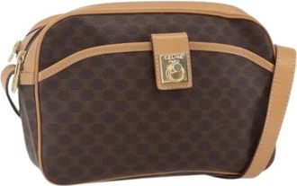 Celine Pre-owned Cross Body Bags, female, Brown, Size: ONE SIZE Pre-owned Plastic Cross Body Bag