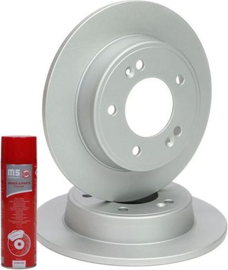 OEM Discos De Freno ms 2 Uds. Trasero Izquierdo Hyundai Creta, Elantra, Kona, Veloster, Kia Soul Ii 1.0-2.0 02