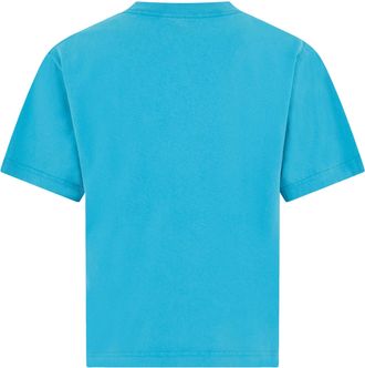 Balenciaga Womens T-Shirt Cotton Light Blue T-Shirts & Jerseys