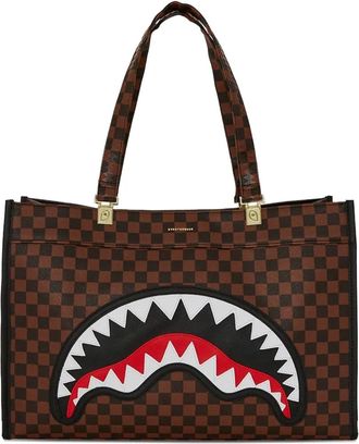 Sprayground Borsa tote Sawtooth Sharks in Paris - Marrone