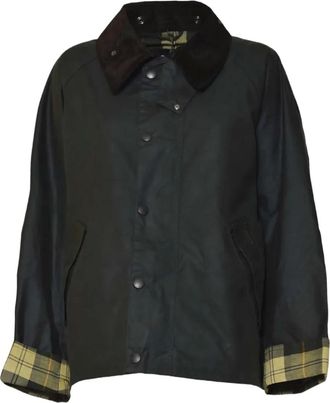 Barbour Giacca con colletto a coste - Nero