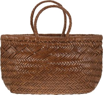 Dragon Dreisprung kleiner gewebter Ledertasche