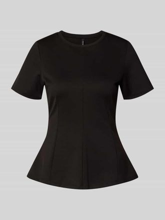 Vero Moda Shaped Fit T-Shirt mit Viskose-Anteil Modell ABBY in Black, Gr&ouml;&szlig;e XL