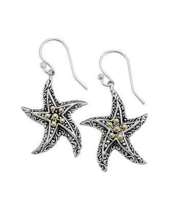 Samuel B. Silver & 18K Earrings