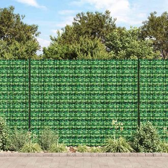 Berkfield Home Garden Privacy Screens 4 pcs PVC 35x0.19 m Green