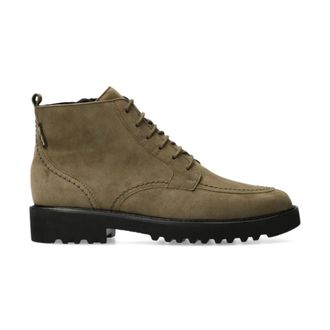 Mephisto Ergonomische brede pasvorm laars - Groen - Dames - Veterlaarzen - Groen - 38 EU - Su&egrave;de - Schoenen