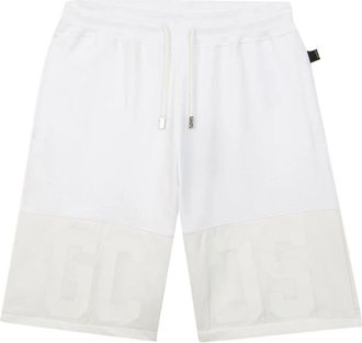GCDS Sport Shorts - Heren - Korte Broeken - Wit - S - Katoen - Korte Broeken