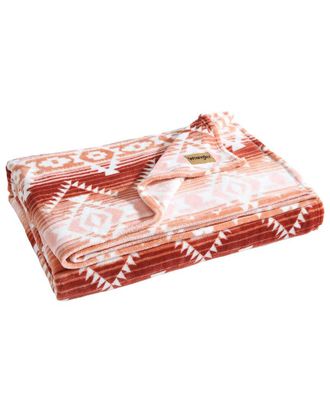 Wrangler Jericho Peach Ultra Soft Plush Fleece Blanket