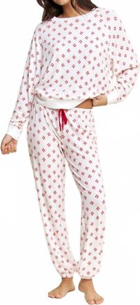 Honeydew Intimates Star Seeker Long Set In Lucky Hearts