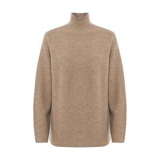 Alpha Studio Turtleneck Gebreide Trui - Dames - Coltruien - Bruin - S - Truien & Vesten