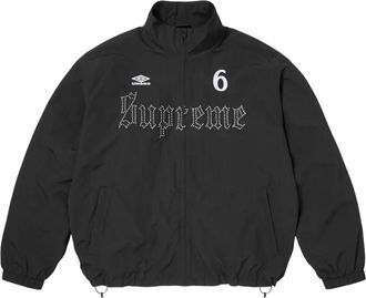 SUPREME x Umbro SS26 Rhinestone Track Jacket Black SUP-SS26-331-BLK