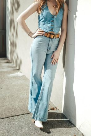 Rolla's Eastcoast Flare Jeans In Kate Blue