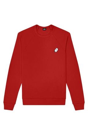 Dalix Ghost Fleece Sweatshirt in Red at Nordstrom, Size Xx-Large