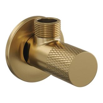 Marcel Breuer Gold Carving Hoekstopkraan - G1/2 - slang - Goud geborsteld