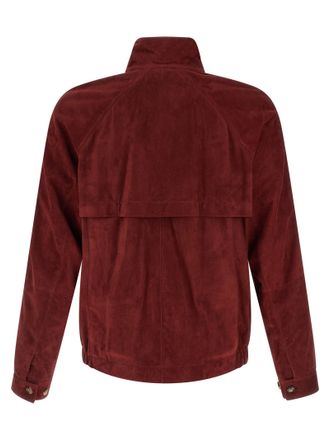 Brunello Cucinelli Mens Multicolor Lamb Leather Jacket Clothing