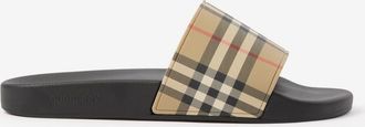 Burberry Check Slides