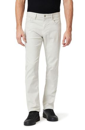 Mavi Zach Straight Leg Stretch Twill Pants in Oyster Mushroom Luxe Twill at Nordstrom, Size 38 X 32
