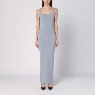 Entire studios Long Grey Dress In Nylon Blend