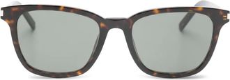 Saint Laurent Eyewear Occhiali da sole squadrati - Marrone