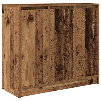 Berkfield Home Sideboard Old Wood 85x34x76 cm Engineered Wood in Brown | Size: 85 x 34 x 76 cm
