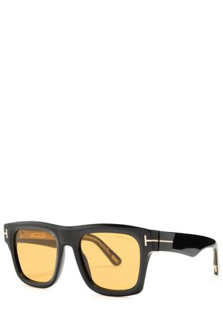 Tom Ford Icon Square-frame Sunglasses - Black - One Size
