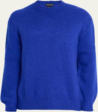 Tom Ford Mens Cashmere Relaxed-Fit Crewneck Sweater