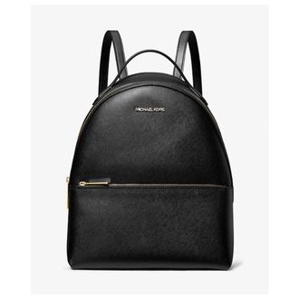 Michael Kors Black Leather Womens Backpack