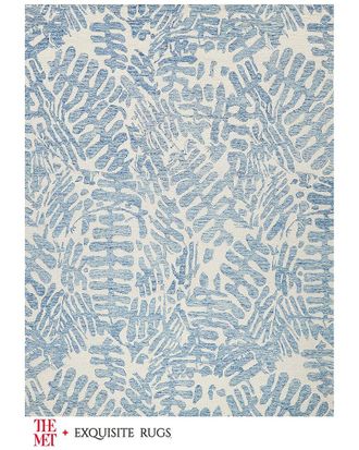 Exquisite Rugs X The Met Botanica Wool Area Rug