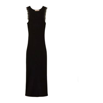 Twinset Dames, Jurken, Zwart, Maat: XS